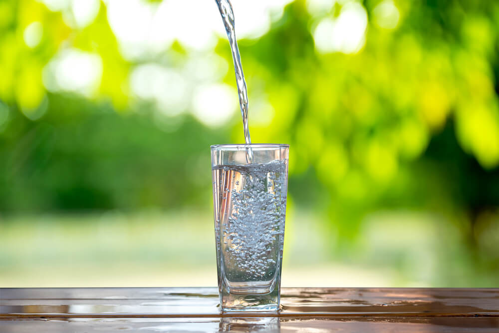 Water in glass